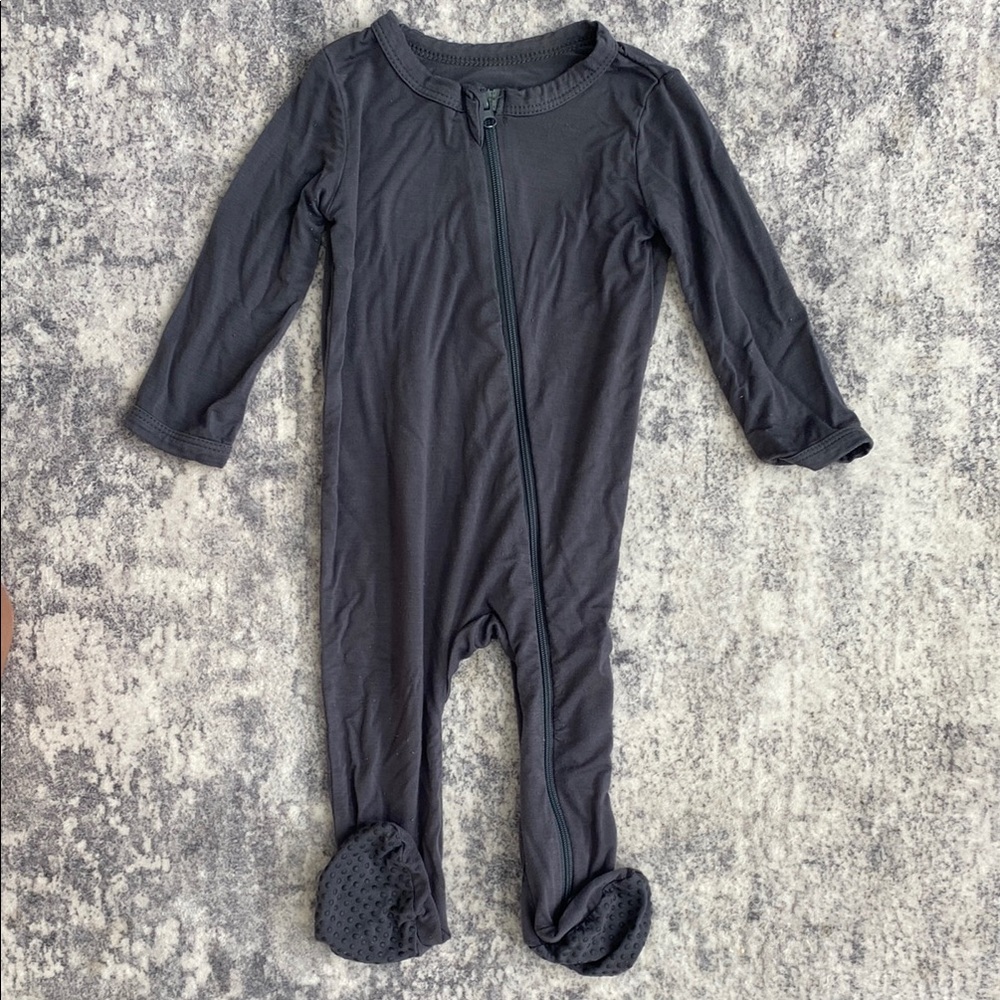 Cozy Gray Kids One Piece Bamboo